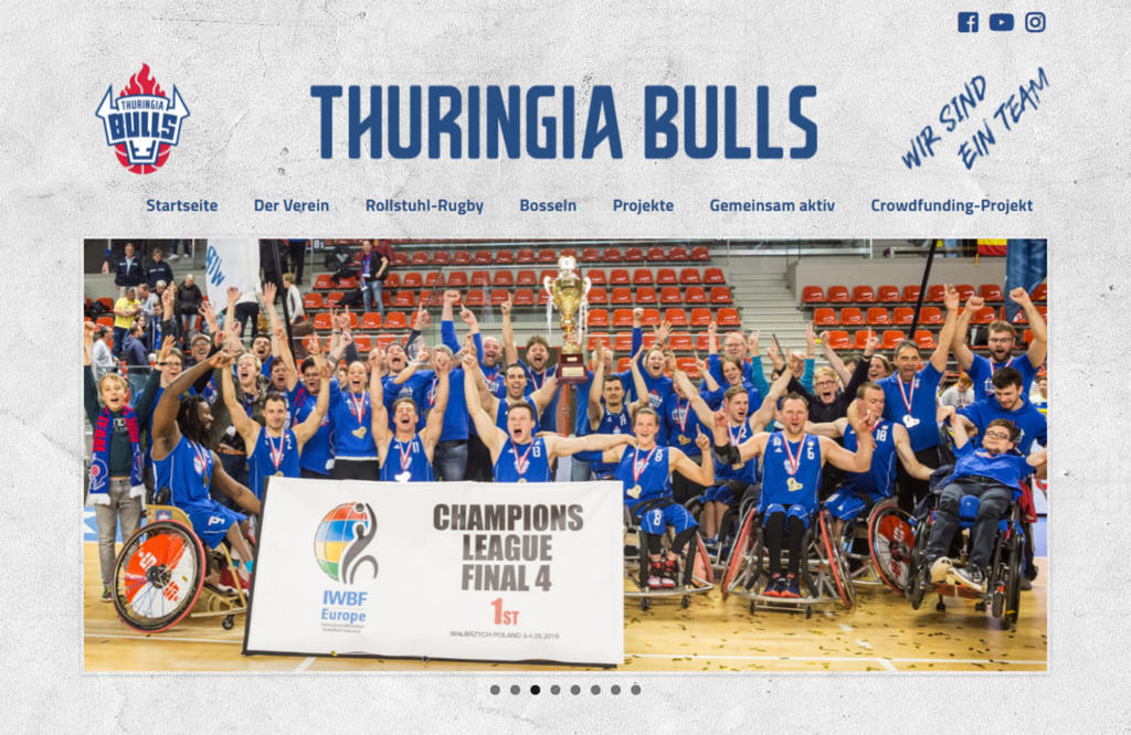 Rollstuhl-Basketballer Thuringia Bulls